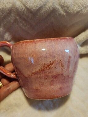 Handmade Pink Ceramic Mug